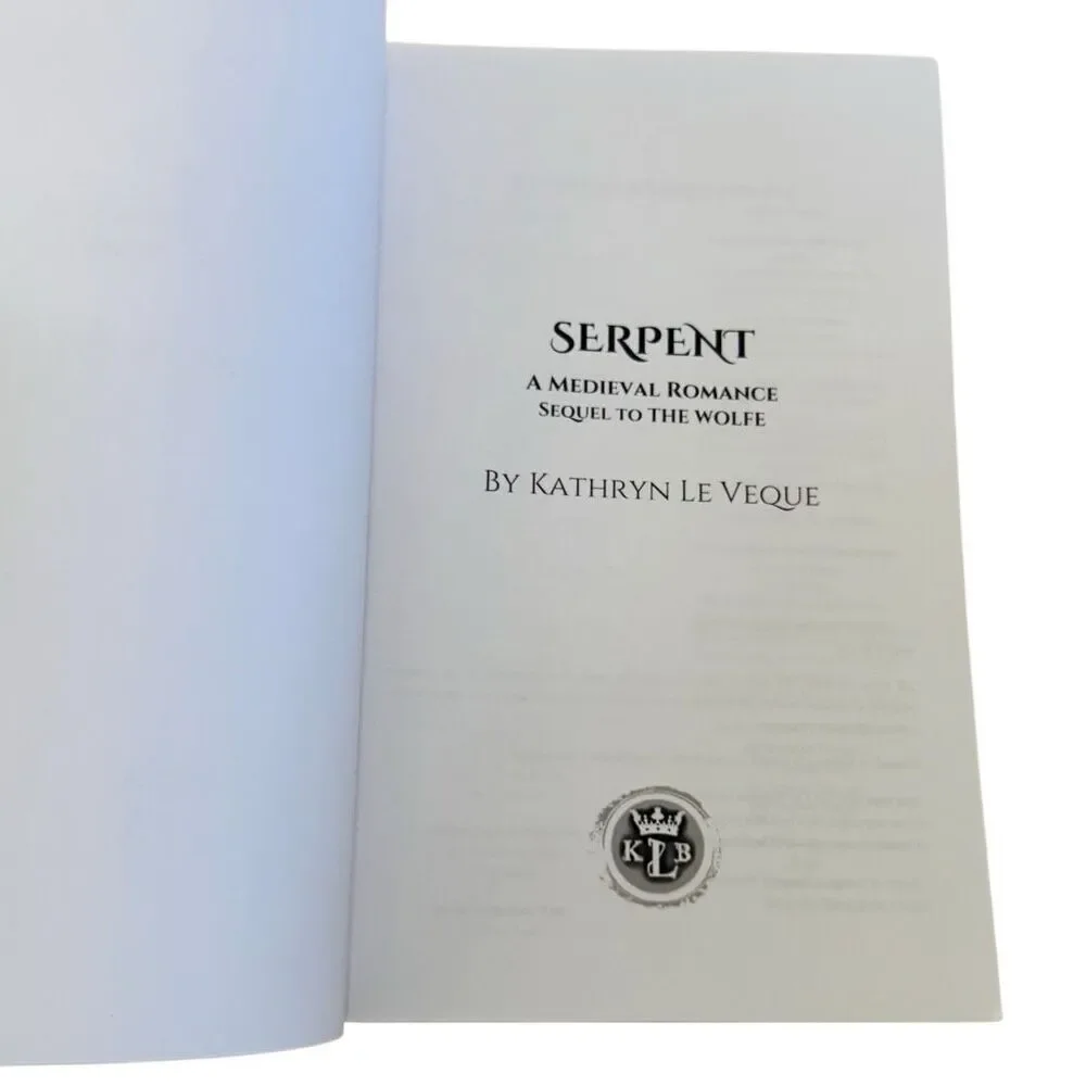 Serpent by Kathryn Le Veque (Sons of De Wolfe) (2014, Paperback)